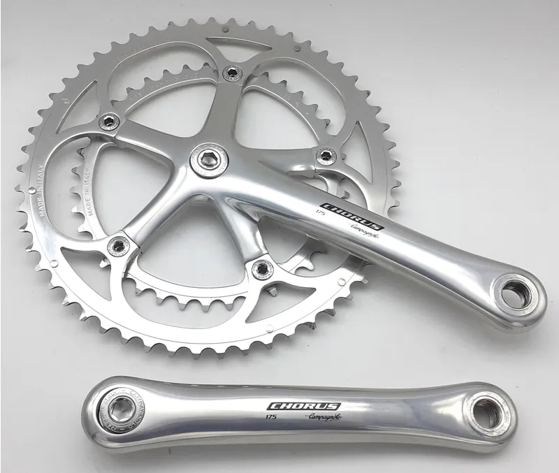 Campagnolo Chorus FC00-CH59 175mm 53/39T Chainset in Silver NOS 2000 Shop Soiled-1